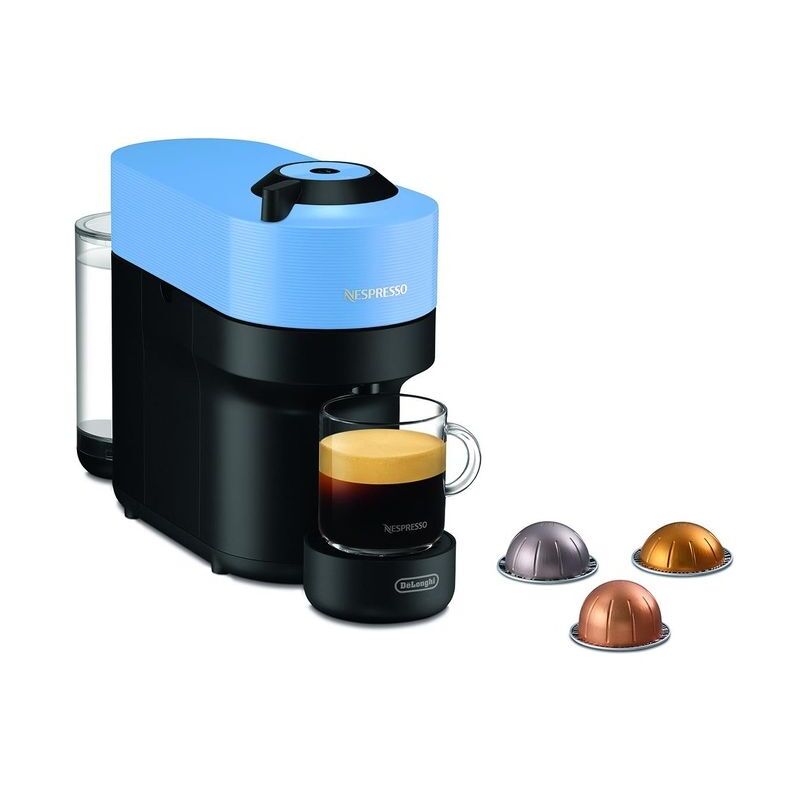 Image of Env 90.A Vertuo Pop Blu Macchina da Caffe' Sistema Capsule Nespresso Vertuo Serbatoio Acqua 0.56 Litri - Delonghi