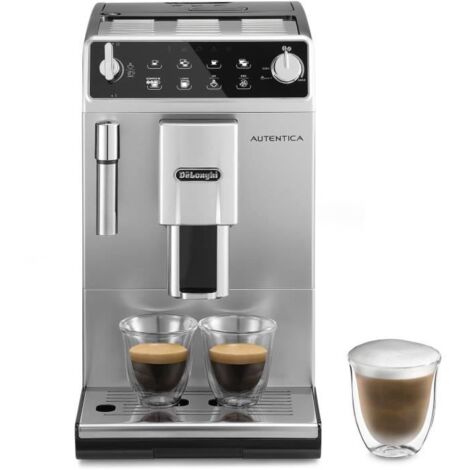 Cafetera espresso con molinillo de 15 bar plata/acero inoxidable. -  ECAM220.31.SSB - delonghi 