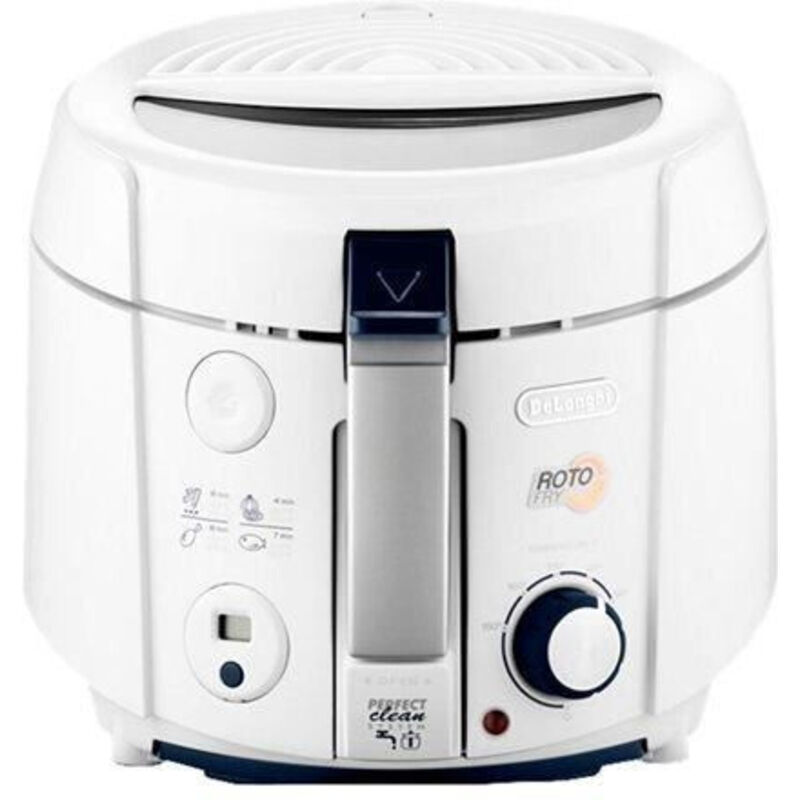 Delonghi - F38436 Friteuse électrique classique RotoFry - Blanc