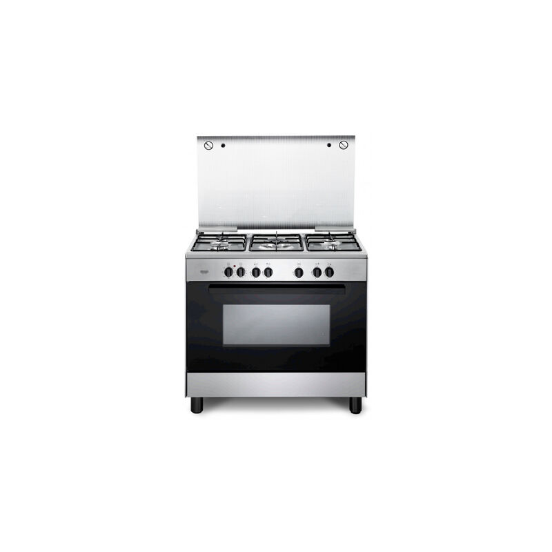 Image of De'Longhi fmx 96 ed cucina Elettrico Gas Nero, Stainless steel a