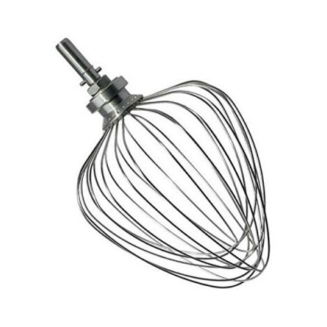 Delonghi – Fouet inox 12 branches pour robot ménager – Compatible Cooking Chef – Ustensile pâtisserie professionnel – Résistant et durable