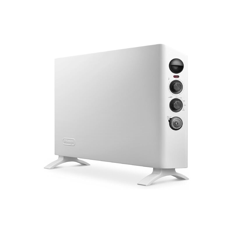 Delonghi - Convecteur au sol 2000 w + turbo 3 vitesses avec minuterie thermostat environnemental et ventilation late'rale