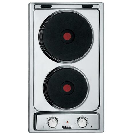 De’Longhi I 23-2 ER hobs Acero inoxidable Integrado 30 cm Hornillo eléctrico / Placa eléctrica 2 zona(s)