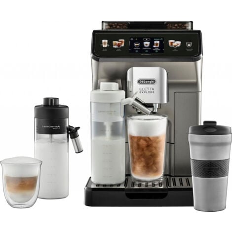 Delonghi Kaf­fee­voll­au­to­mat ECAM 450.86.T Eletta Explore Cold Brew