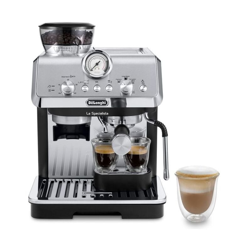 Image of Delonghi - Macchina caffè espresso la specialista EC9155.MB Arte Silver e Black De Longhi 0132126043
