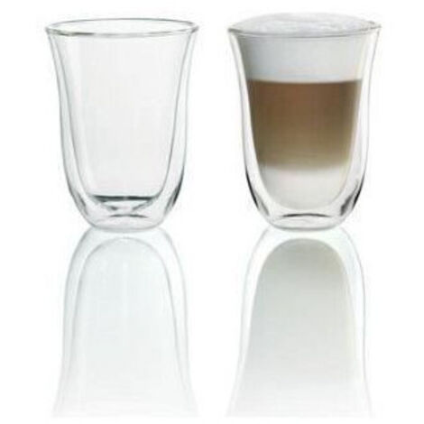 DELONGHI Lot de 2 tasses Latte Macchiato - 22 cl