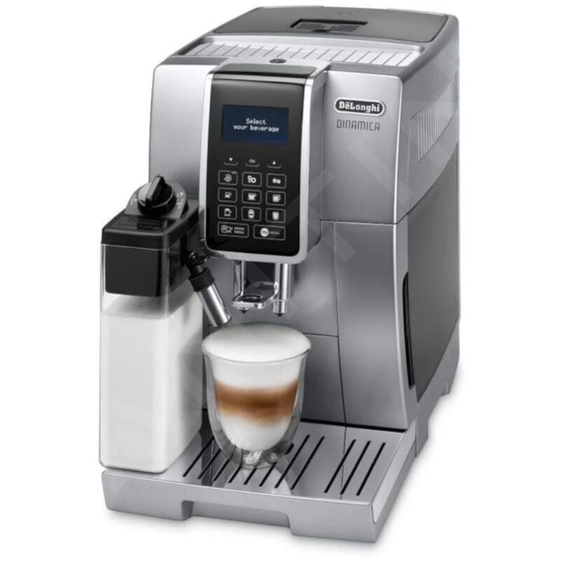 Delonghi - Machines à café - Machine à café automatique Dinamica, argent ECAM350.75.S