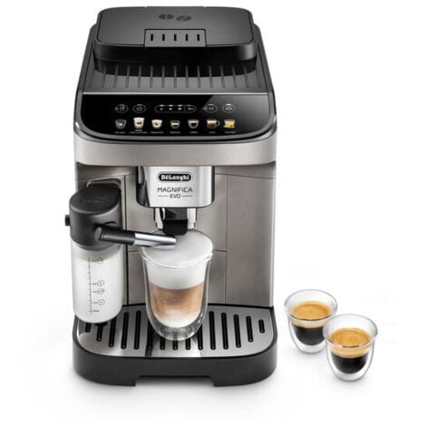 DELONGHI De’Longhi Magnifica Evo ECAM290.81.TB. Tipo di prodotto: Macchina per espresso, Tipologia macchina del caffé: Automatica, Capacità tanica acqua: 1,8 L, Tipologia di caffè utilizzato: Chicchi di caffè,