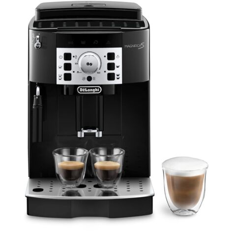 De'Longhi Magnifica S ECAM22.110.B, Macchina da caffè Automatica, Chicchi macinati al momento, 4 Bevande One Touch, Montalatte classico, Spegnimento Programmabile, Nero