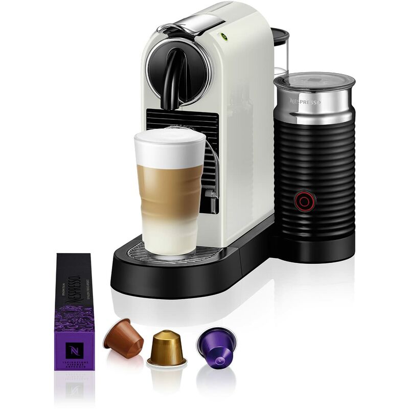 Image of Citiz & Milk con Aeroccino EN267.WAE, Macchina da caffè di De'Longhi, Sistema Capsule Serbatoio acqua 1L, colore White - Nespresso
