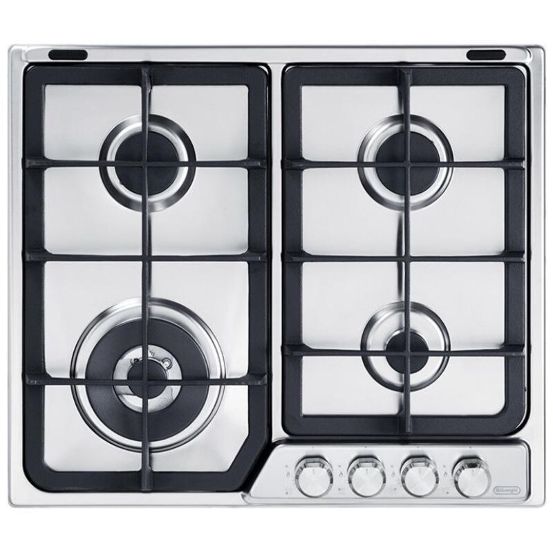 De'Longhi PFI 46 GH Intégrable en acier inoxydable 60 cm Gaz 4 brûleurs De'Longhi PFI 46 GH Intégrable en acier inoxydable 60 cm Gaz 4 brûleurs