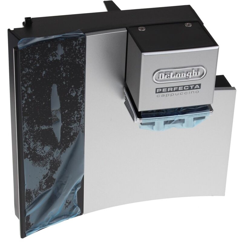 Delonghi - porte / clapet devant - noir & argent-mr + verre