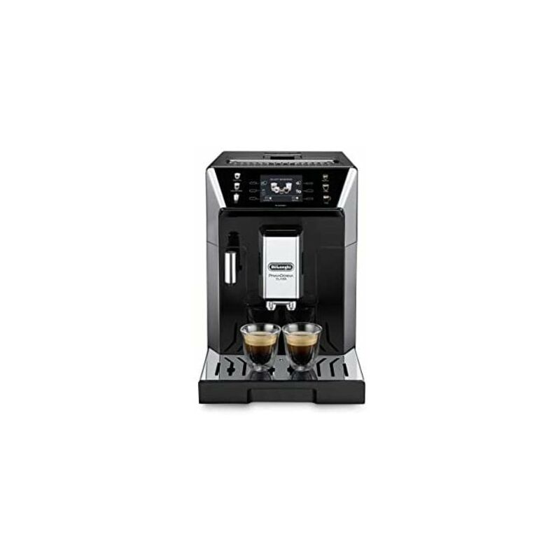 De'Longhi - Delonghi Prima Donna Class, Cafetera Espresso Con Trituradora, Tecnología Exclusiva De Bebidas Lácteas, Ecam550.65.S, Color Negro Y