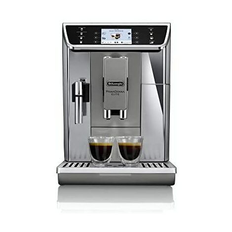 DeLonghi Prima Donna Elite ECAM 650.55.MS Independiente Totalmente Automática Máquina Espresso, Negro/Acero Inoxidable, 2L