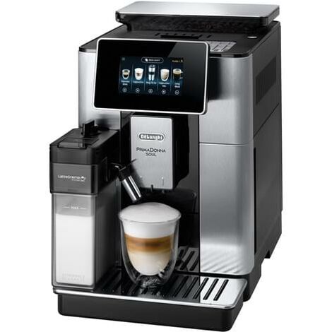 De'Longhi PrimaDonna Soul ECAM610.74.MB - Automatische Kaffeemaschine mit Cappuccinatore - 19 bar - Metall/Schwarz