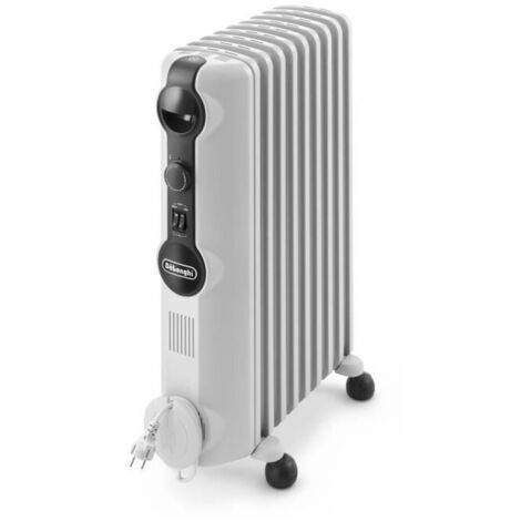 Delonghi – Radiateur bain d'huile 2000W TRRS0920 – 3 niveaux de puissance – Surface de chauffe 60m³ – Technologie Real Energy pour confort optimal