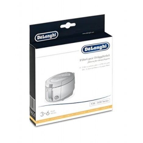 De'Longhi Set de filtres pour friteuse pour Modeles F38 - D38