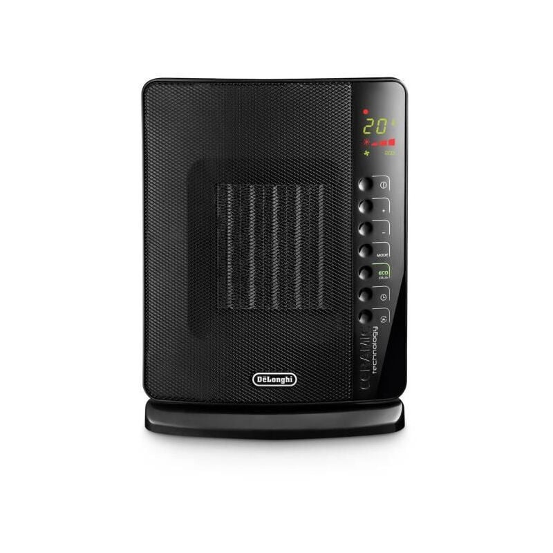 DELONGHI Soufflant ceramique - DCH7993ER.BC -2400W - Noir et chrome