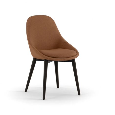 Delphi, Set di 4 sedie in tessuto Ruggine (58cm X 49cm H. 85cm)  Duzzle