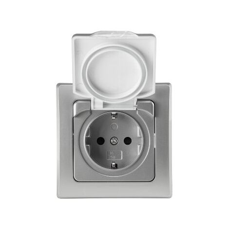 DELPHI Steckdose Unterputz IP44 Feuchtraum