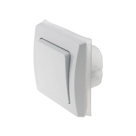DELPHI Wechsel-Schalter IP44 250V/ 10A, inkl. Rahmen, UP, weiß