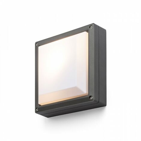DELTA 215 plafonnier applique gris anthracite 230V E27 18W IP54