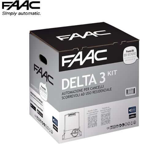 DELTA 3 Automazione completa per scorrevole FAAC