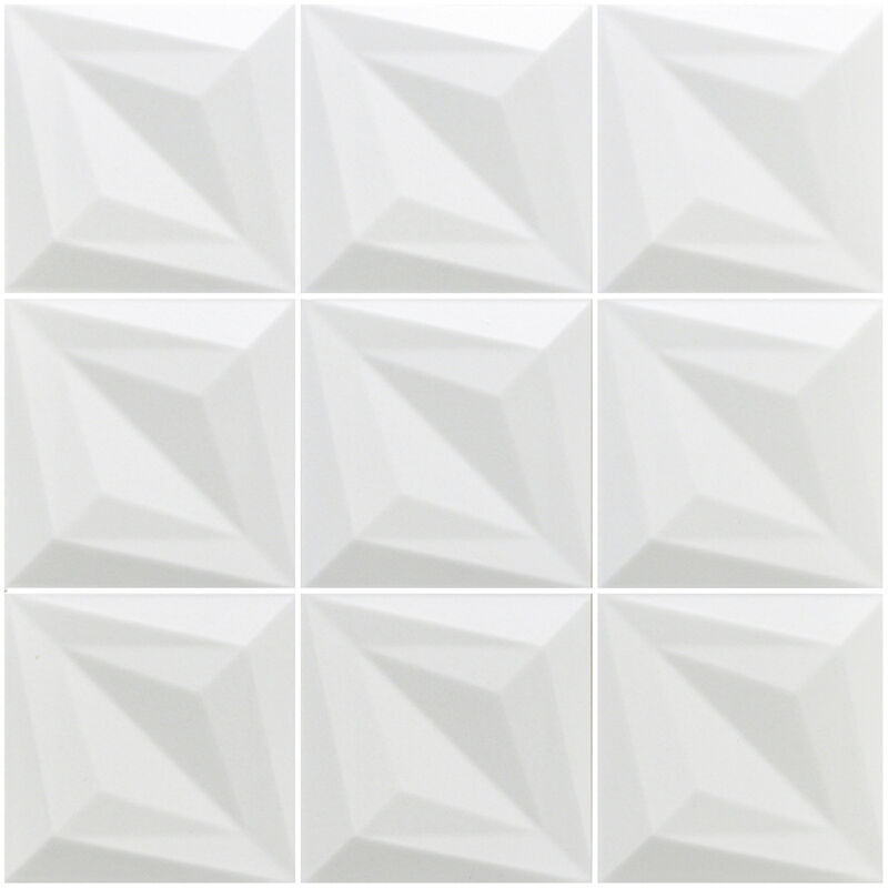 Delta Blanco 33cm x 33cm Porcelain Wall Tile - White - Wholesale Domestic