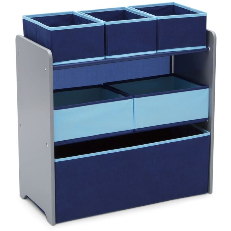 

Delta Children Organizador de juguetes Design and Store 6 cestos azul - Azul