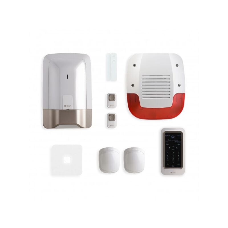 Pack Tyxal+ Pack alarme radio avec box connectée et détecteur d'ouverture - deltadore 6410192