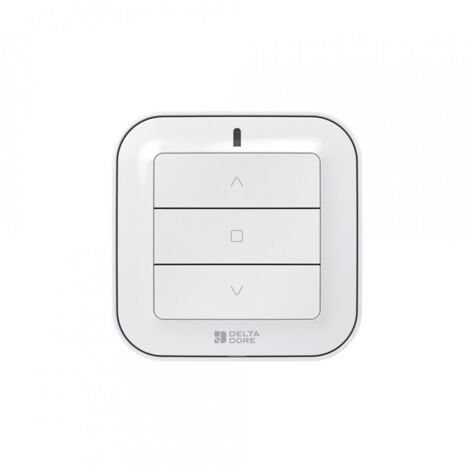 Delta Dore – Télécommande radio 1 voie pour volets roulants – Compatible moteurs Tymoov RP2 – Configuration 2 positions favorites – Indicateur lumineux