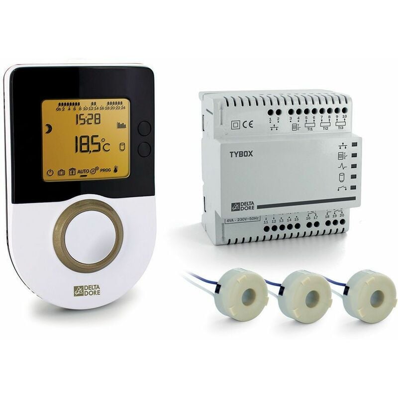 Delta Dore - Gestionnaire d'énergie 1 zone pour chauffage eau chaude - tybox 1010 wt - rt 2012