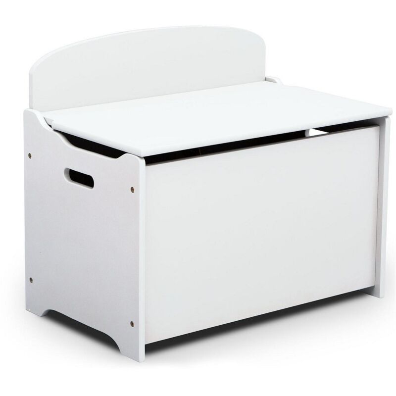 Coffre de rangement en bois avec dossier Delta Children TB83460GN-130 Blanc