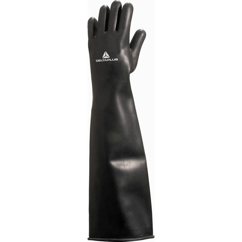 Delta Plus - gant latex noir longueur 60 cm taille 10 -LA60010 T10