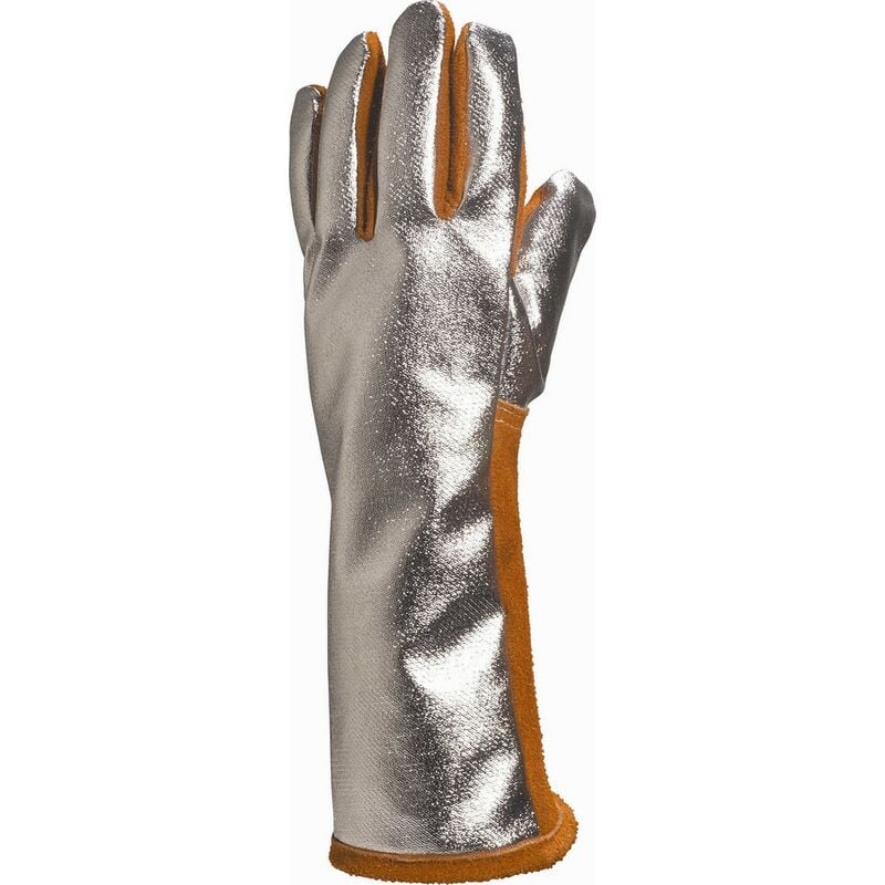 Delta Plus - gant soudeur croute de bovin dos aluminise taille 10 -TERK40010 T10