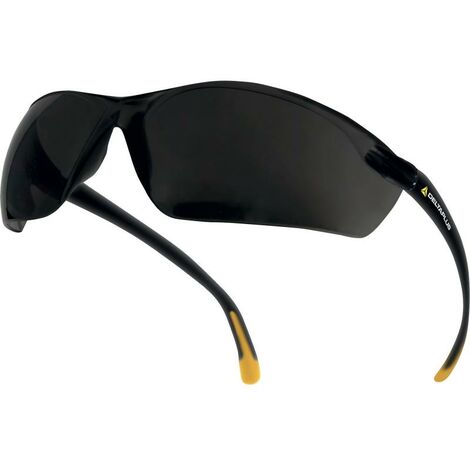 Delta Plus – Lunettes de protection polycarbonate – Protection UV400 – Norme EN166 – Anti-rayures – Confort pont nasal intégré – Branches anti-glisse