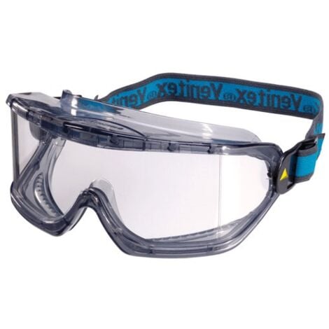 LUNETTES MASQUE POLYCARBONATE INCOLORE DELTA PLUS - VENTILATION INDIRECTE-GALERVI-GALERAS CLEAR