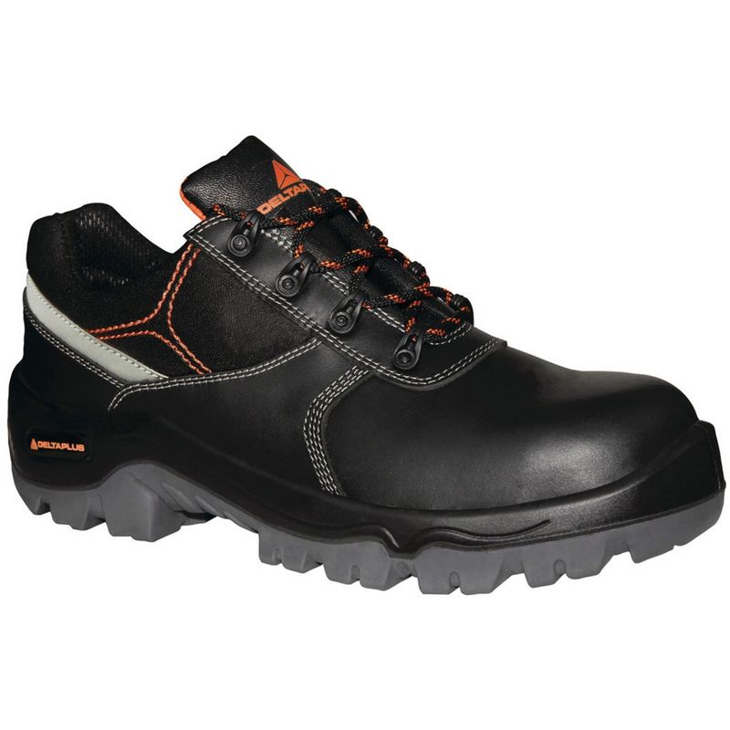 Delta Plus Mens Phocea Composite Water Resistant Leather Safety Shoes (UK 8) (Black)