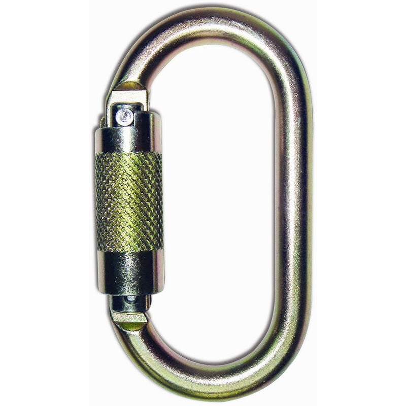 Mousqueton 1/4 de tour à verrouillage automatique ouverture 17 mm Delta Plus AM018