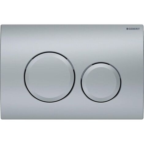 Delta20 placa de descarga doble tecla, cromo mate (115.127.46.1)