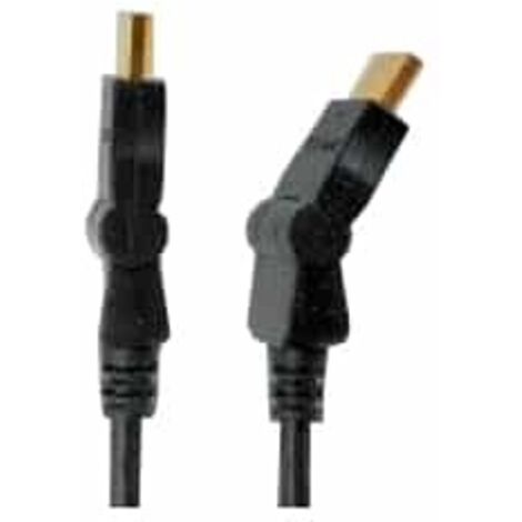 Deltac - hdmi kabel 1.5m verguld swivel - 0640 - 8712205006405