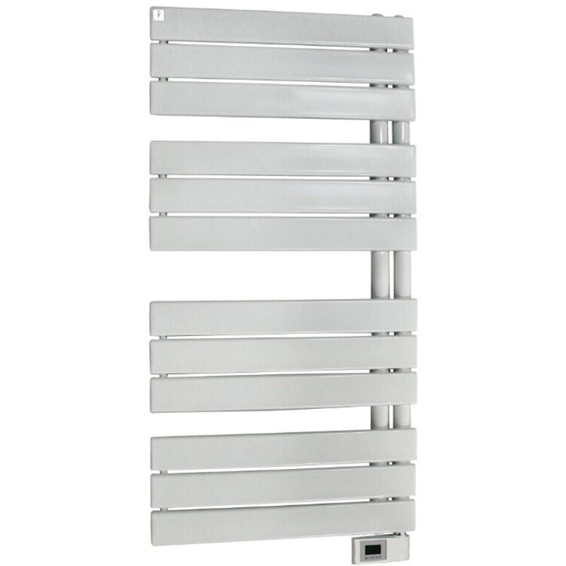 Sèche-serviettes électrique à lames plates Asymetrique 750W Blanc - Deltacalor