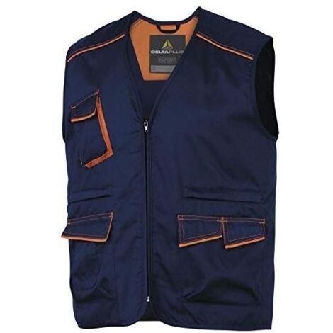 Deltaplus Gilet Panoply Panostyle M6Gil Taglia M Blu-Arancio