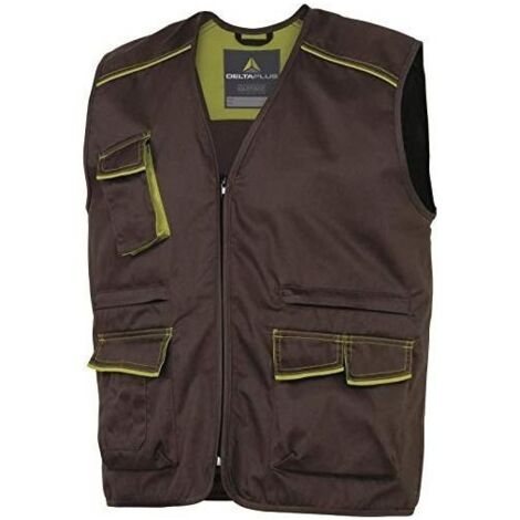 Deltaplus Gilet Panoply Panostyle M6Gil Taglia S Marrone-Verde