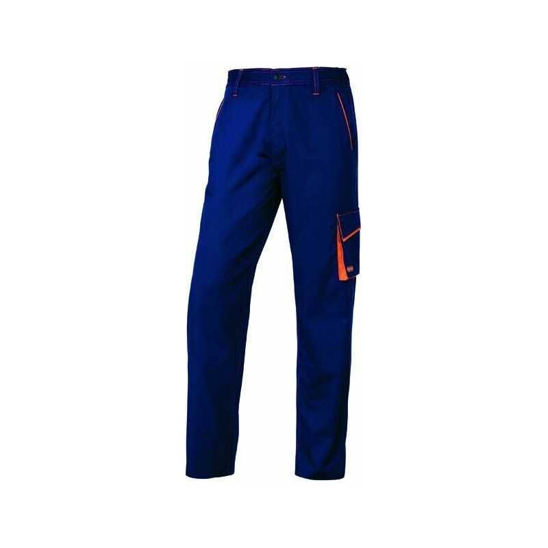 Pantalone Deltaplus Panostyle M6Pan Blu/Orange Tg. xxl