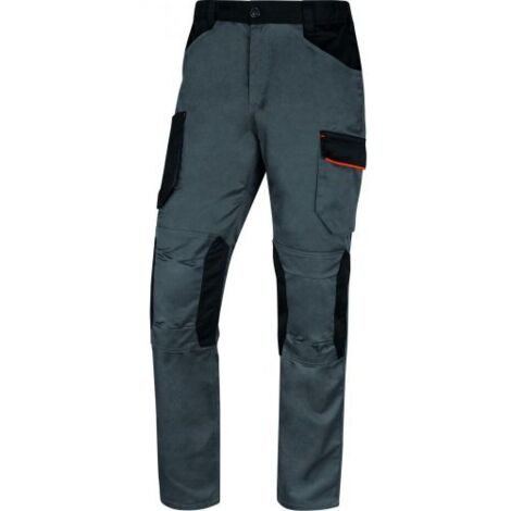 Deltaplus PANTALONE M2PW3 FELPATO Col. Grigio/Arancio Mis. XL