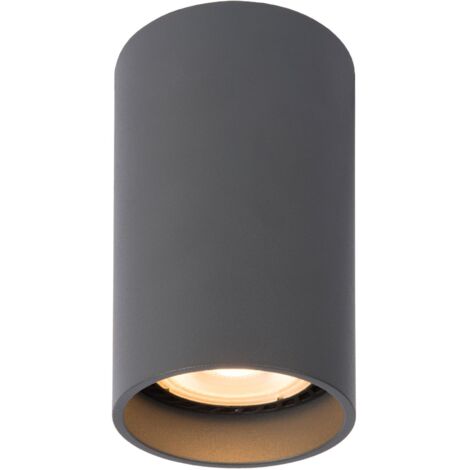 DELTO Spot plafond-Gris-Ø5,5