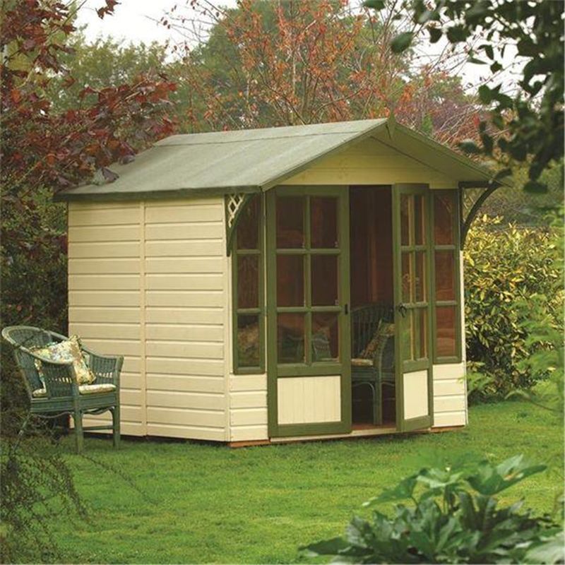 Cheshire Summerhouses(r) - Deluxe 9 x 7 Summerhouse (12mm Tongue and Groove Floor and Roof)