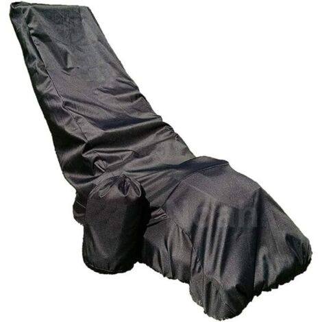 Deluxe-Abdeckung für Rasenmäher, wasserdicht. Hergestellt aus extrem strapazierfähigem 600D-Marine-Gewebe. Universell passend. Geeignet für Rasenmäher bis zu 183 cm Breite. Inklusive Aufbewahrungstasc