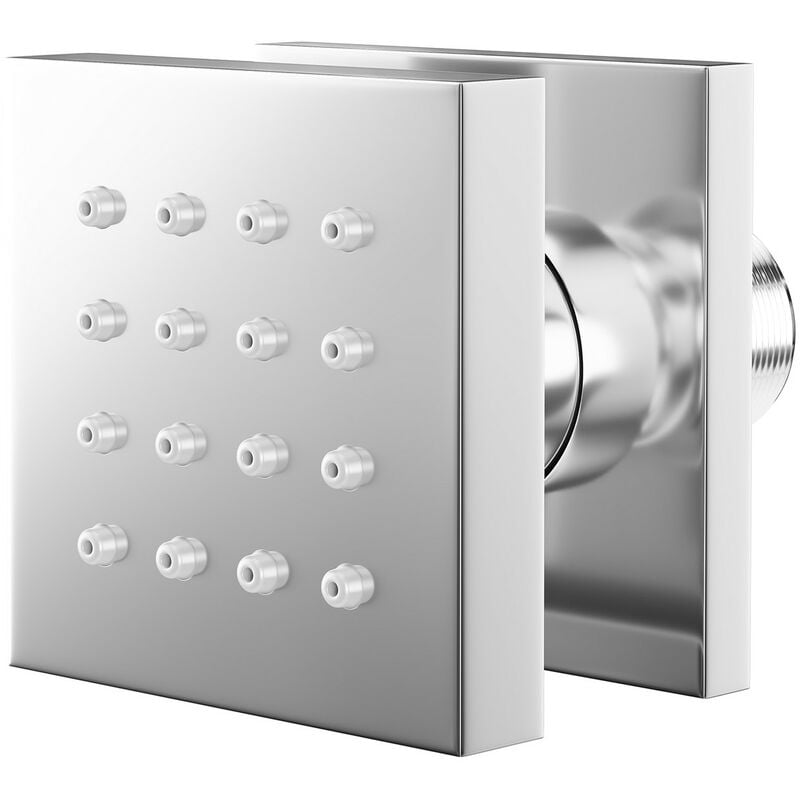 Deluxe Polished Chrome Square Body Shower Jet